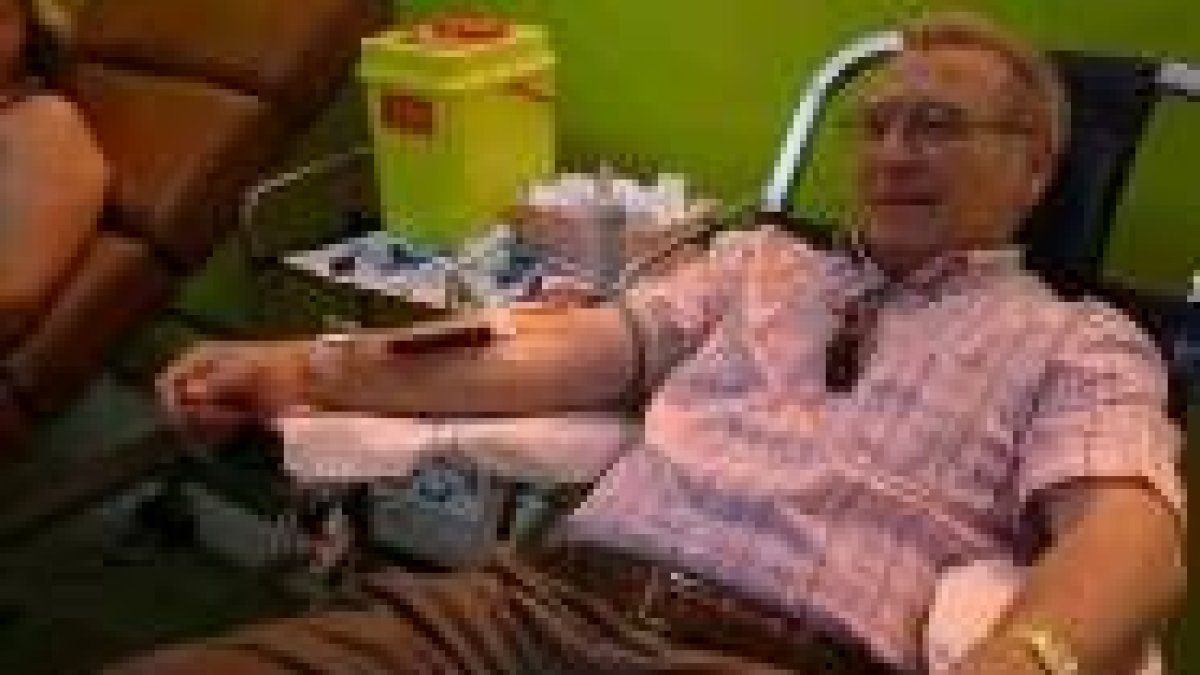 El presidente quiso dar ejemplo con su propia donación de sangre