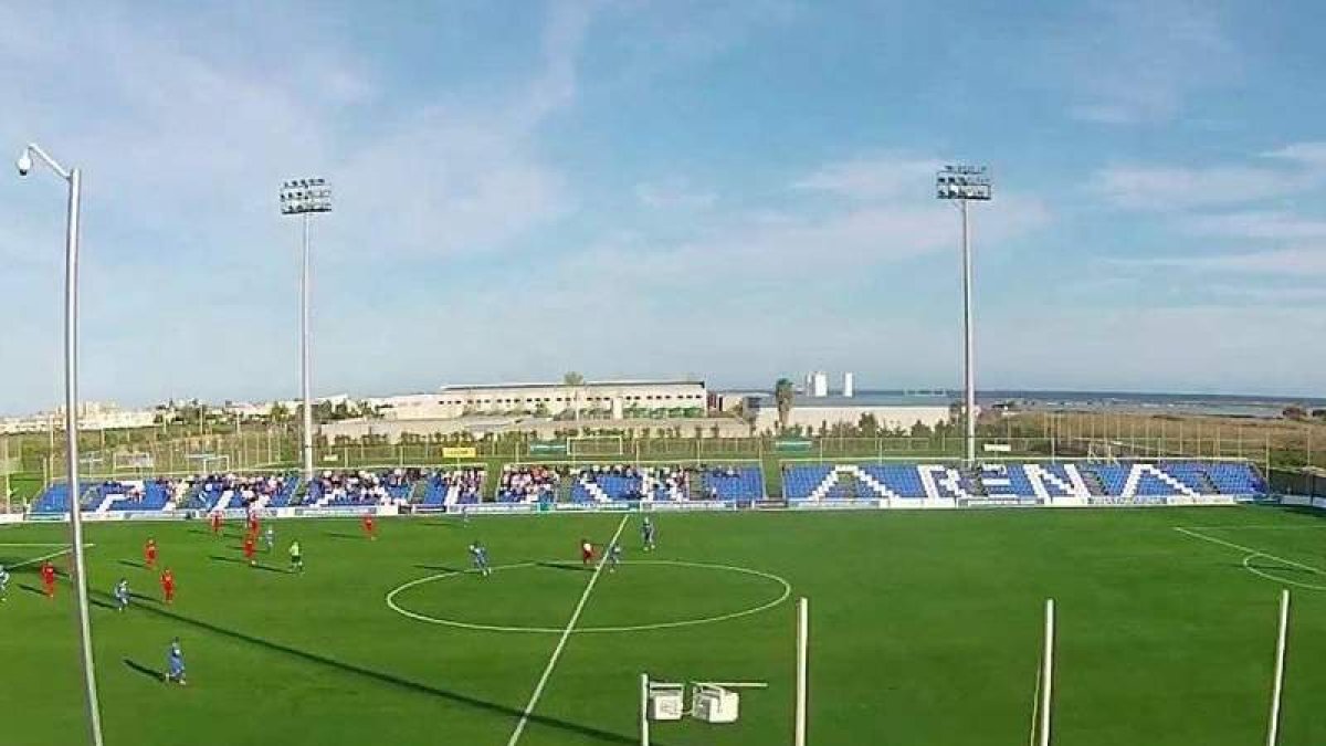 Instalaciones del Pinatar Arena en las que la Federación quiere acoger el play off exprés a Segunda. DL