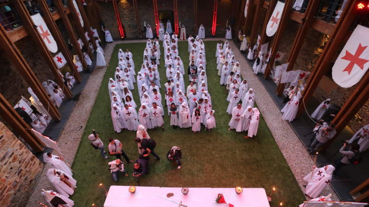 Imagen de uno de los actos de la Noche Templaria de este año.
