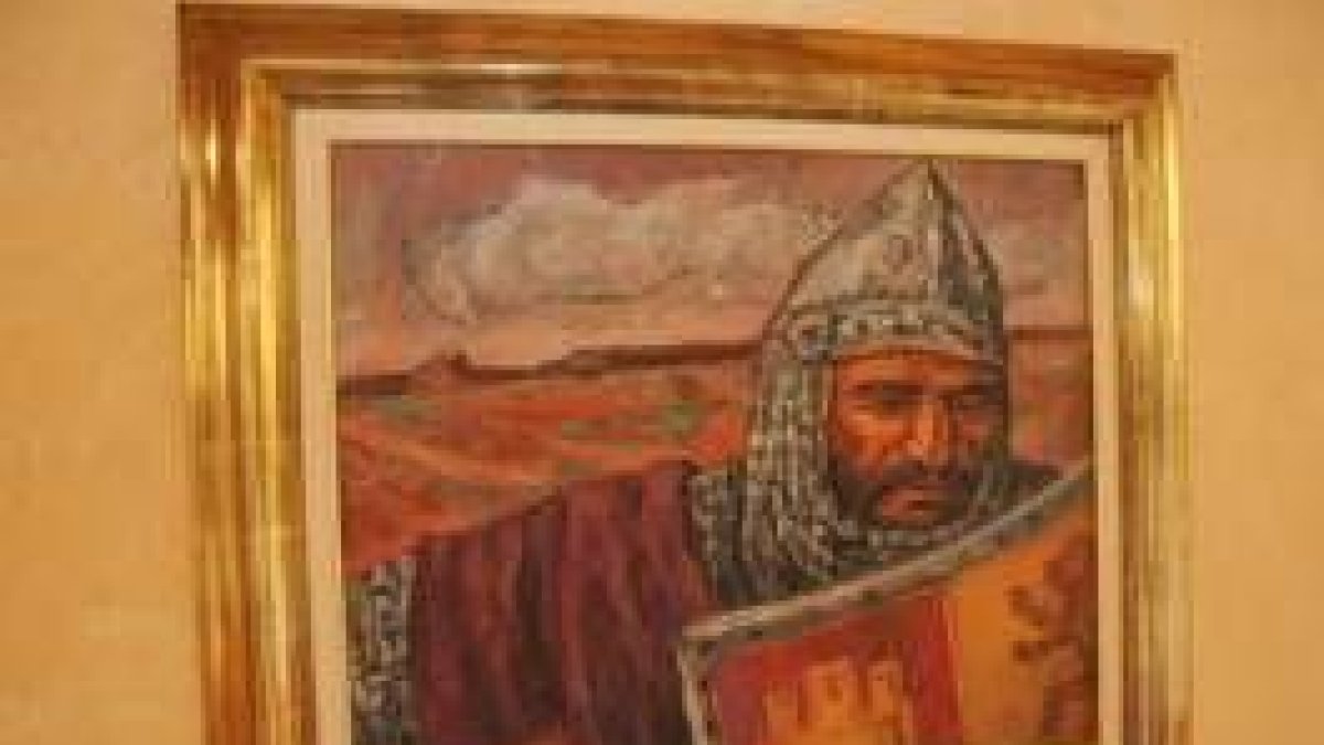 Autorretrato de Vela Zanetti ataviado como el Cid Campeador