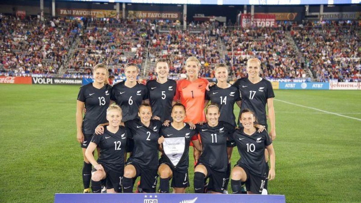 Selección femenina de Nueva Zelanda.