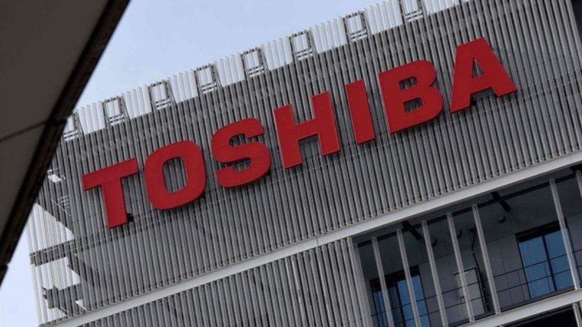 Edificio de la firma Toshiba en Tokio.