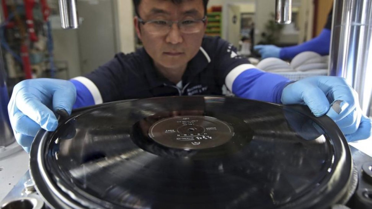 Machang Music, fábrica de discos de vinilo en Corea del Sur.