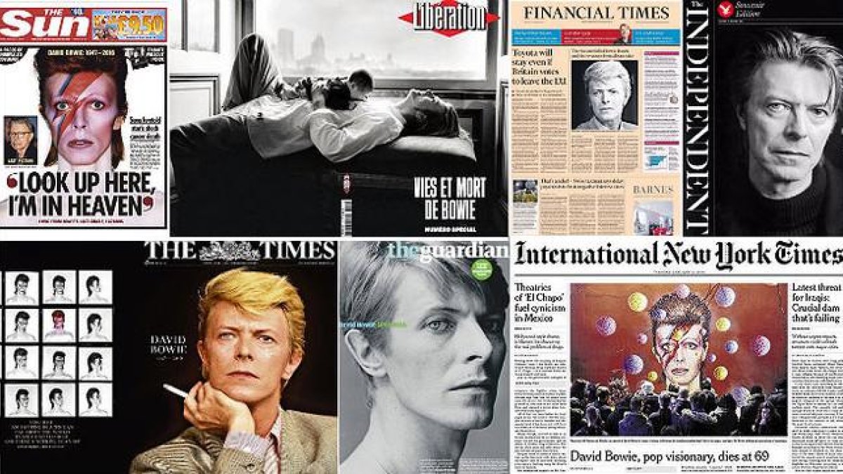 Bowie, en toda la prensa europea y de EEUU.