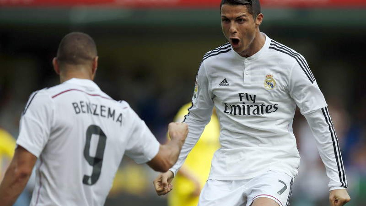 Benzema y Cristiano, determinantes en la delantera blanca