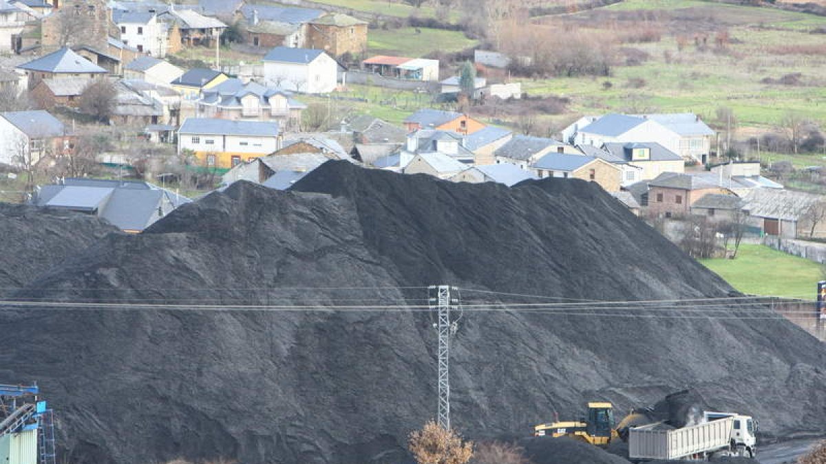 Lavadero de carbón de Uminsa en Fabero, en una imagen de archivo.
