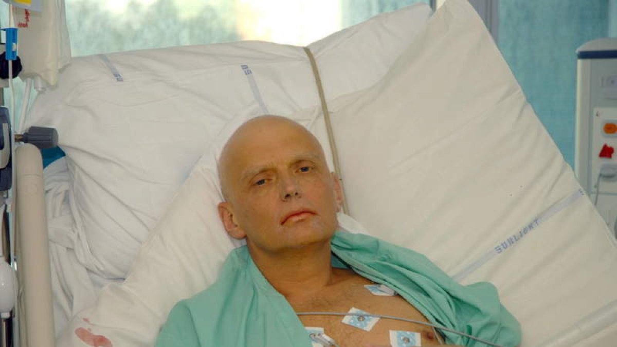 El ex coronel de los servicios secretos rusos, Litvinenko.