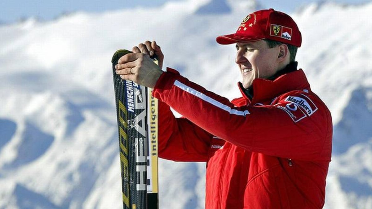 Michael Schumacher, en Madonna di Campiglio (Italia), en el 2003.