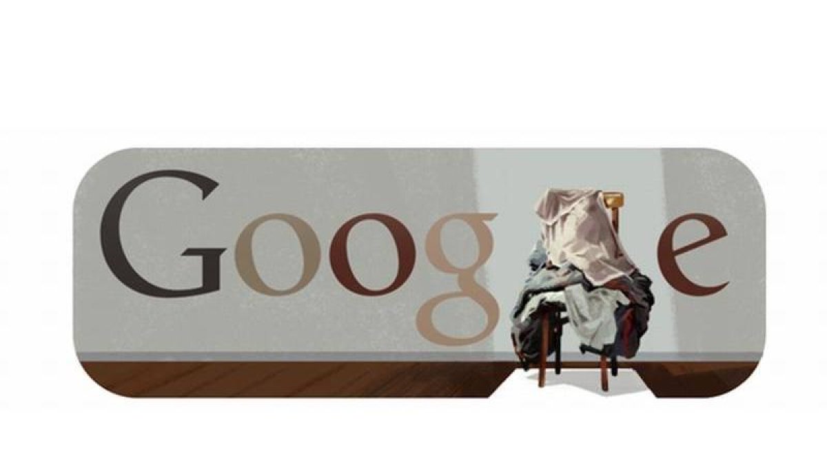 'Doodle' de Google dedicado a Antoni Tàpies.