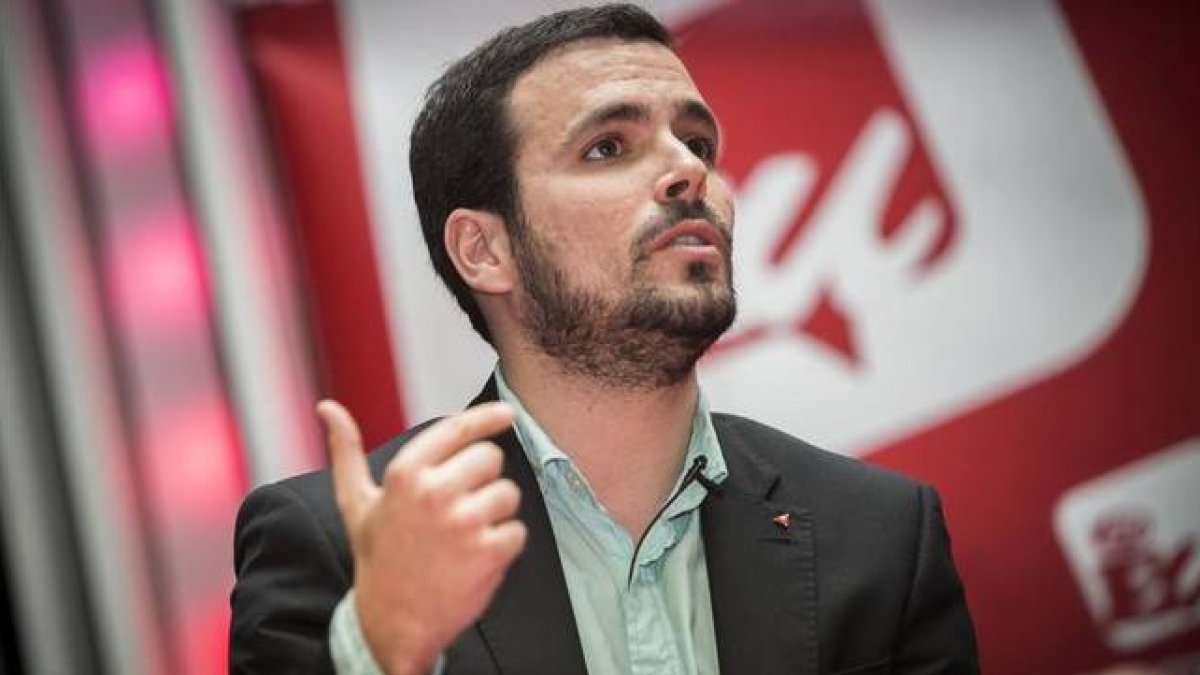 Alberto Garzón, candidato de IU a la presidencia del Gobierno.