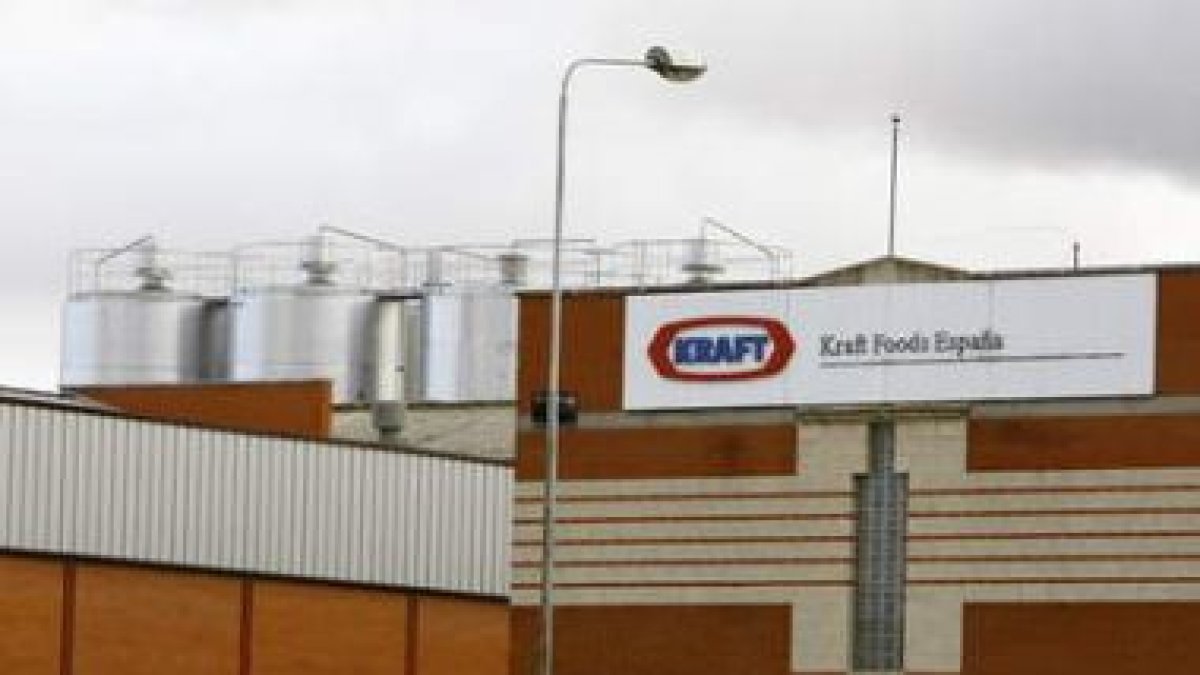 La planta de Kraft en Hospital de Órbigo, en una imagen de archivo