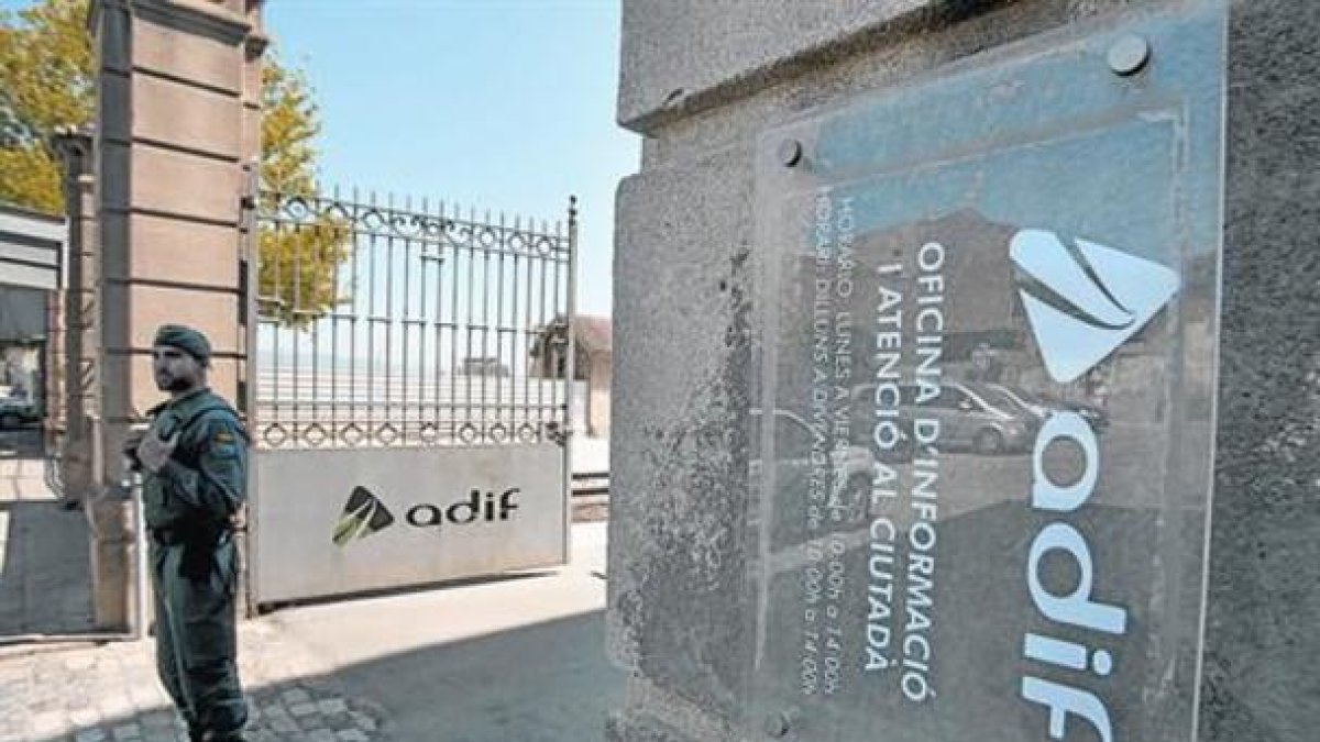 Registro de las instalaciones de Adif en La Sagrera