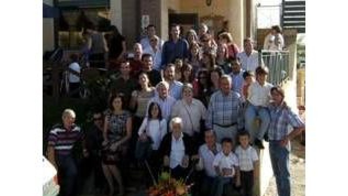 La familia Prieto García, unida en la celebración del cumpleaños