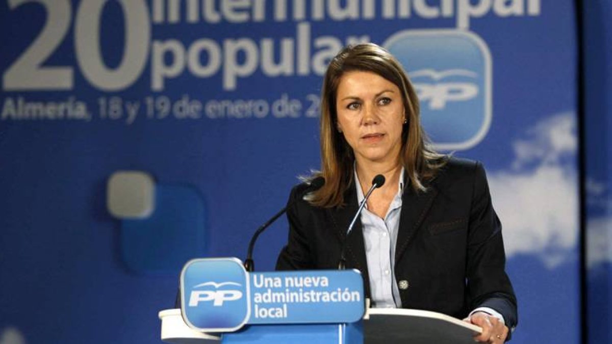 La vicepresidenta, Soraya Sáenz de Santamaría.