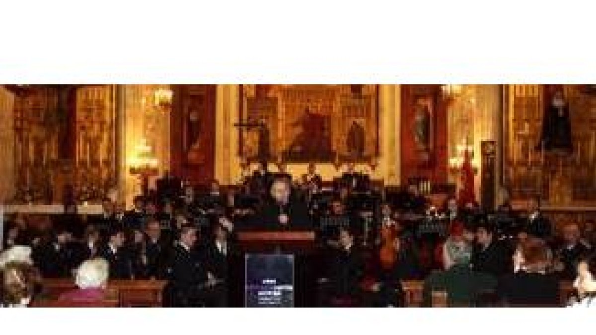 Un momento de la presentación de la Semana Santa de Astorga en Madrid ayer por la tarde