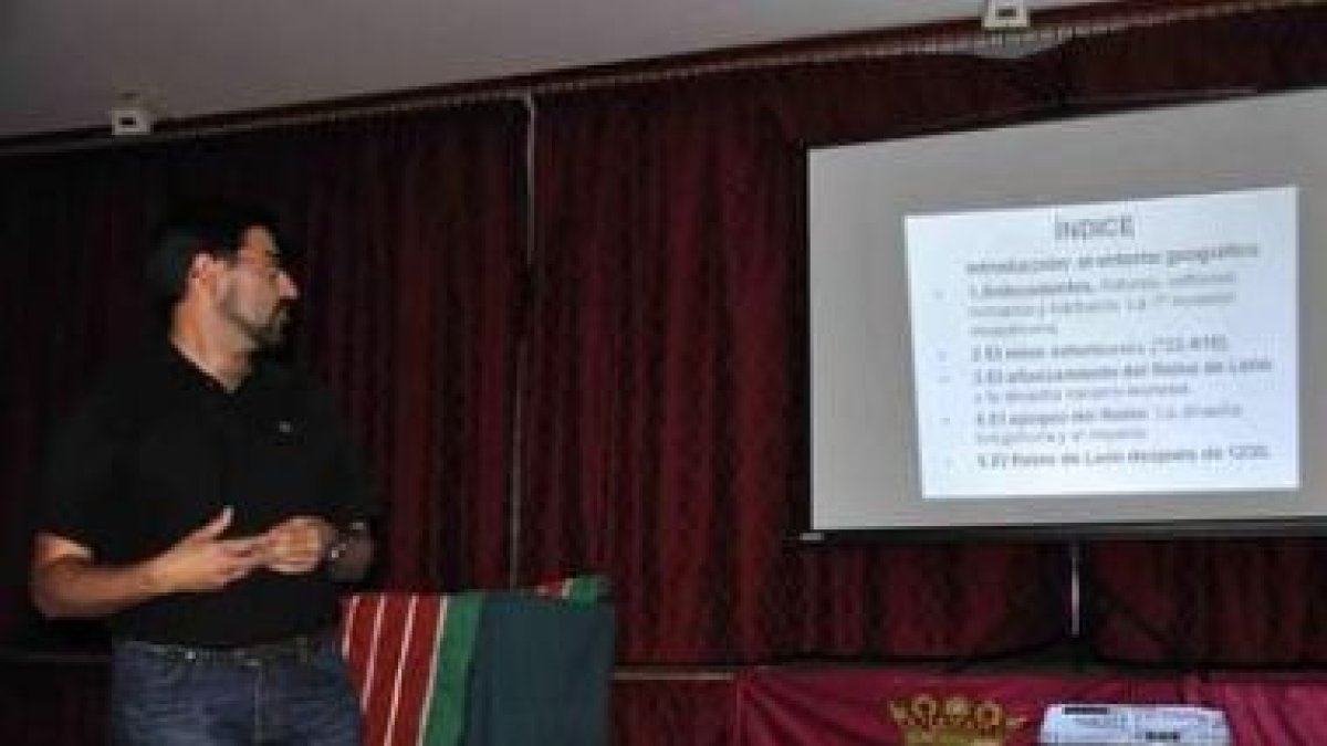 Ricardo Chao, en una conferencia impartida en Zamora.