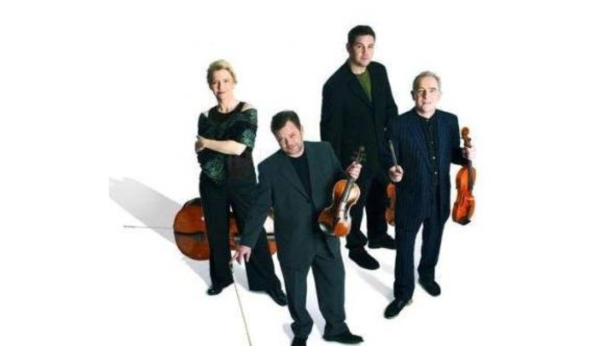 El Brodsky Quartet, integrado por Haveron, Belton, Cassidy y Thomas