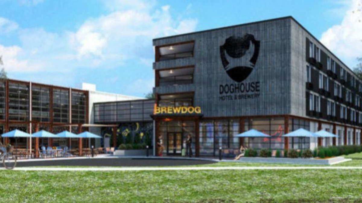 Imagen del Doghouse Hotel & Brewery, cuya inauguración está prevista para el 2018.