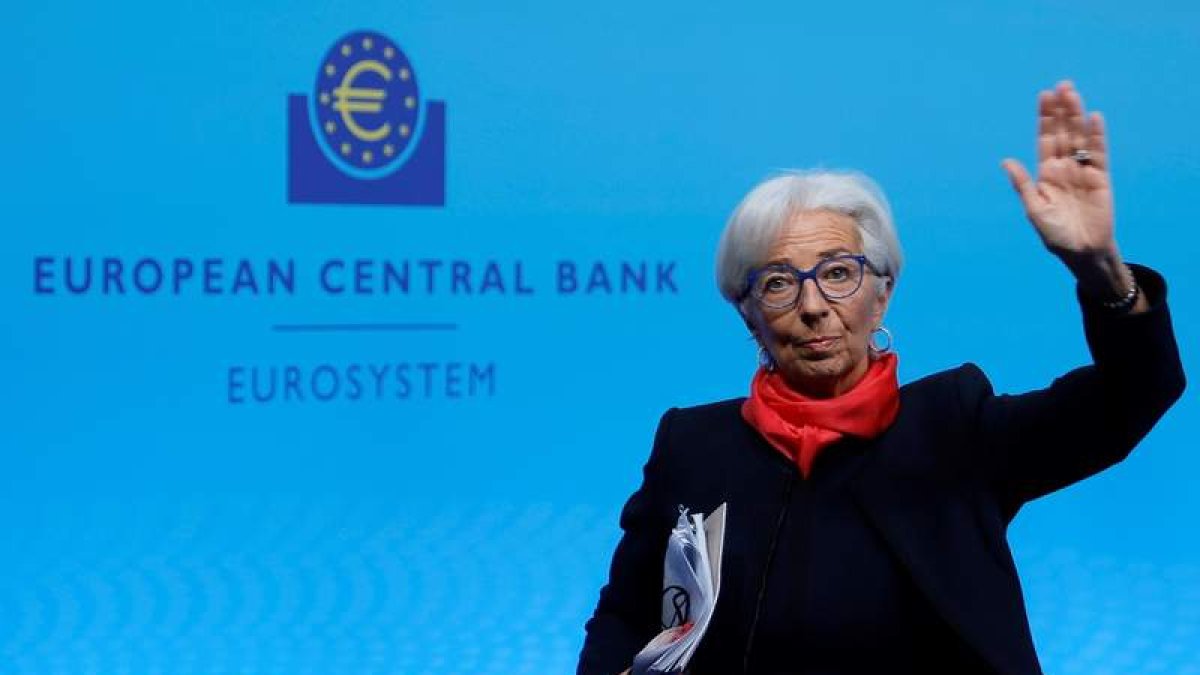 La presidenta del BCE, Christine Lagarde. RONALD WITTEC