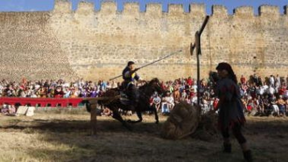 Una de las justas celebradas durante el Torneo Medieval en la edición del año pasado.
