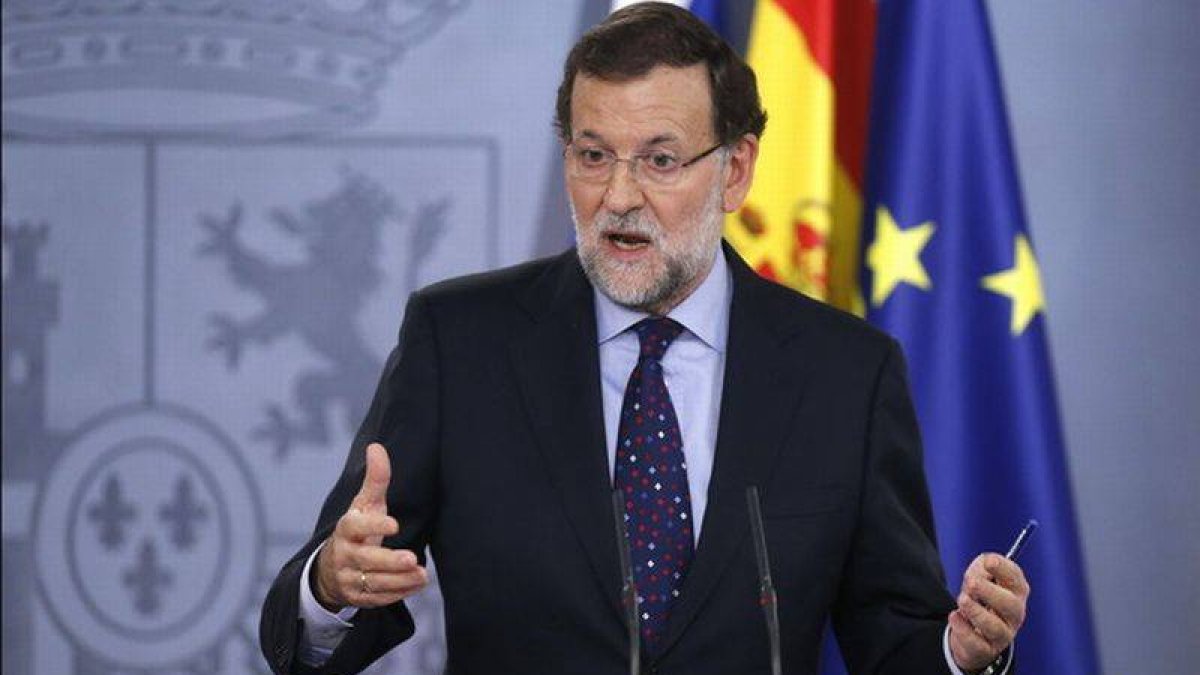Mariano Rajoy, en la Moncloa.