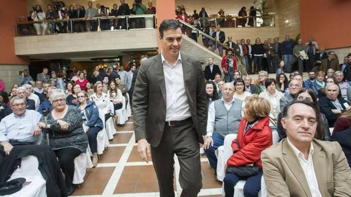 Pedro Sánchez, el pasado martes, durante una visita a Castellón.
