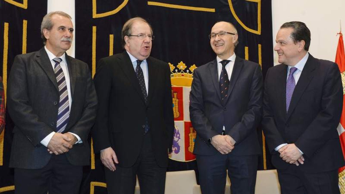 Herrera, Ruiz Medrano, Agustín Sánchez de Vega Mario Amilivia. NACHO GALLEGO