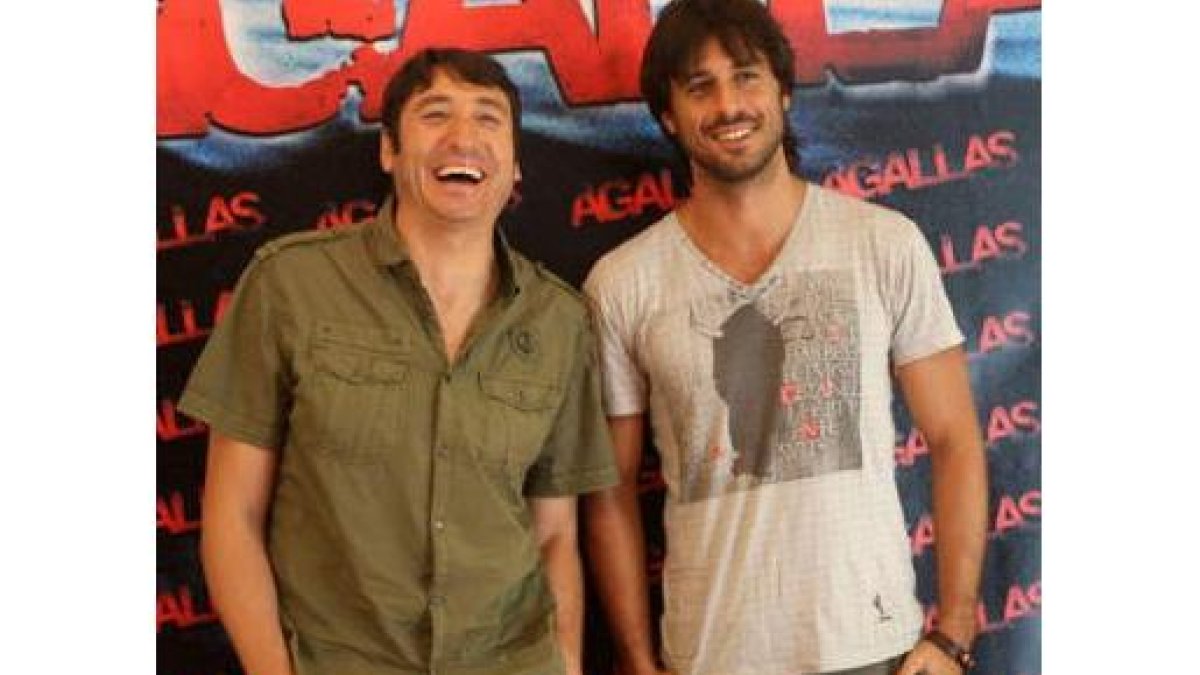 Los actores Carmelo Gómez y Hugo Silva.