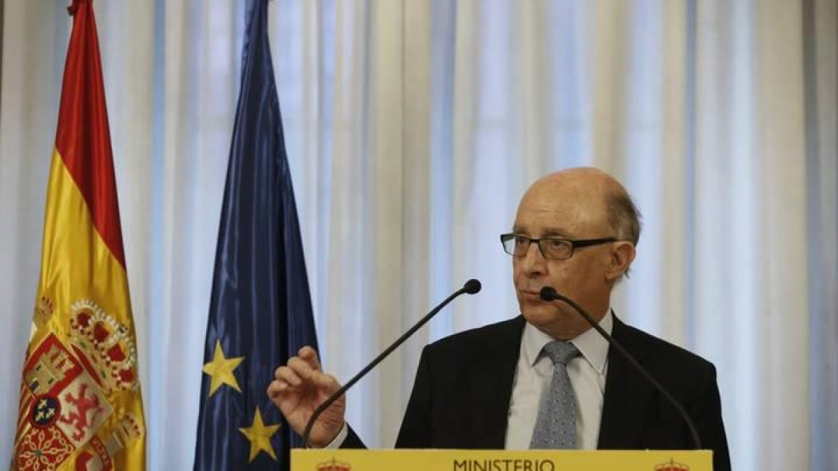 El ministro de Hacienda, Cristóbal Montoro