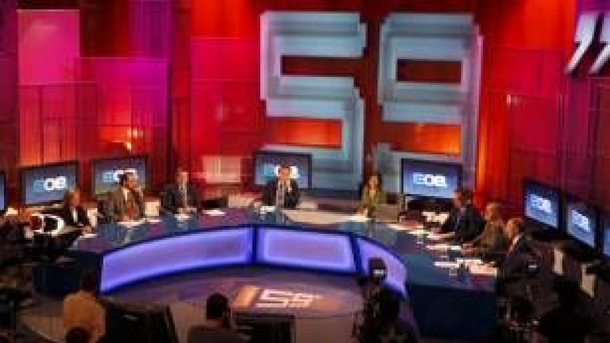 El segundo debate a siete tuvo lugar con el formato de «59 segundos»
