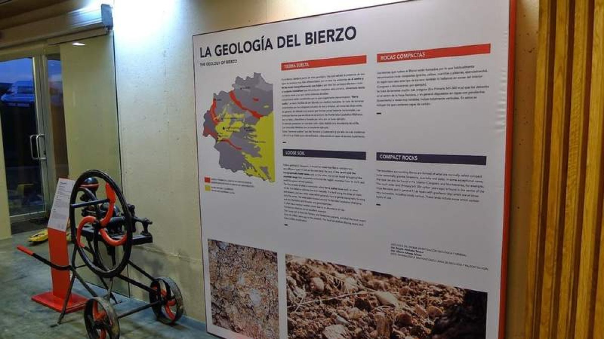 El mapa geológico informa sobre la composición del terreno de los viñedos del Bierzo.