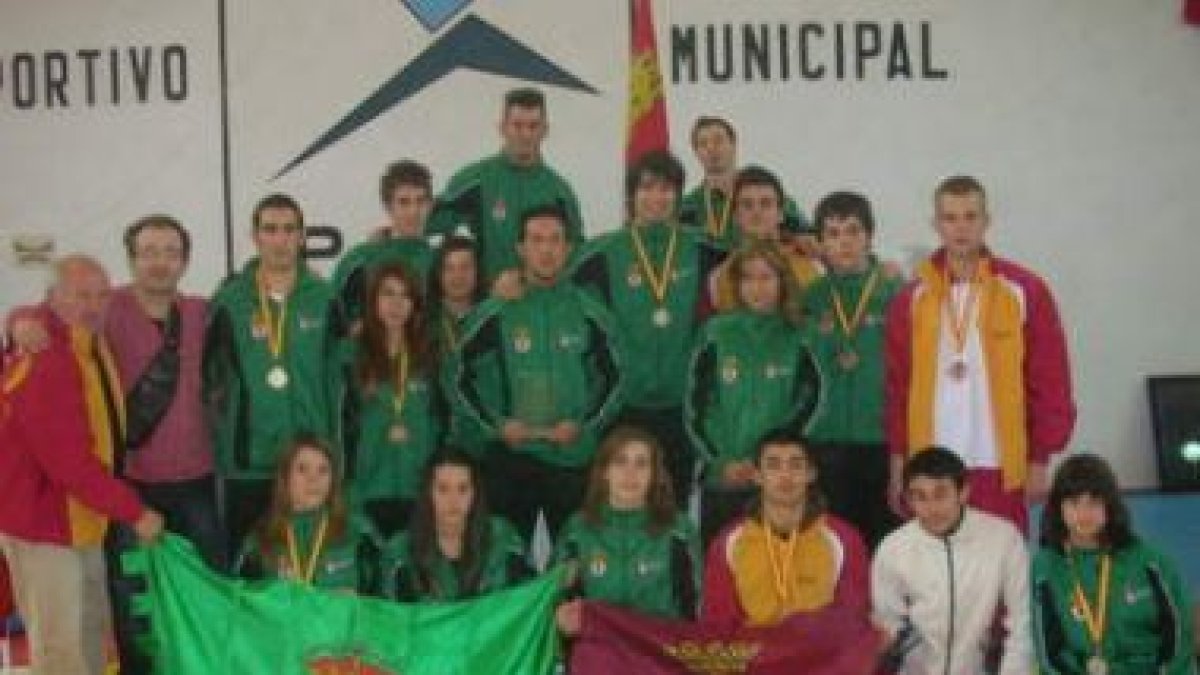 Los colores de León y su Universidad destacaron en el nacional.