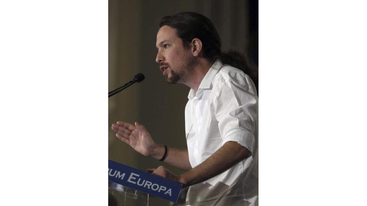 El portavoz de Podemos, Pablo Iglesias.