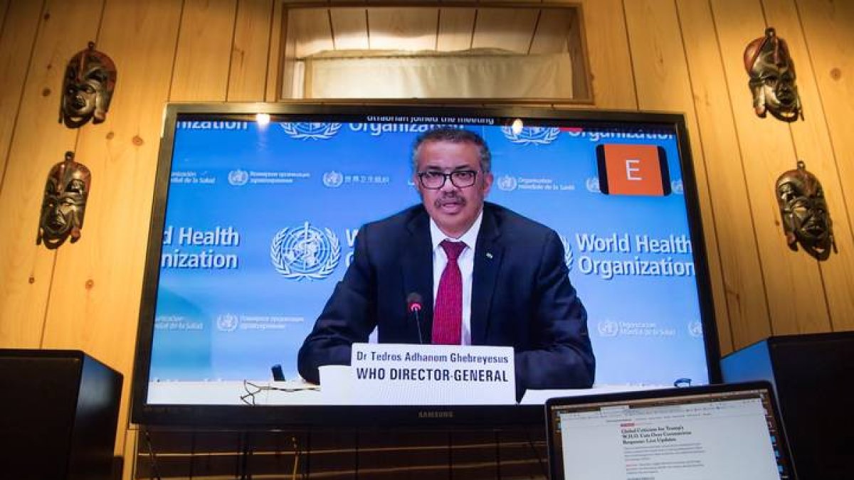 Fotografía cedida por la ONU donde aparece el director general de la Organización Mundial de la Salud (OMS), Tedros Adhanom Ghebreyesus. ESKINDER DEBEBE
