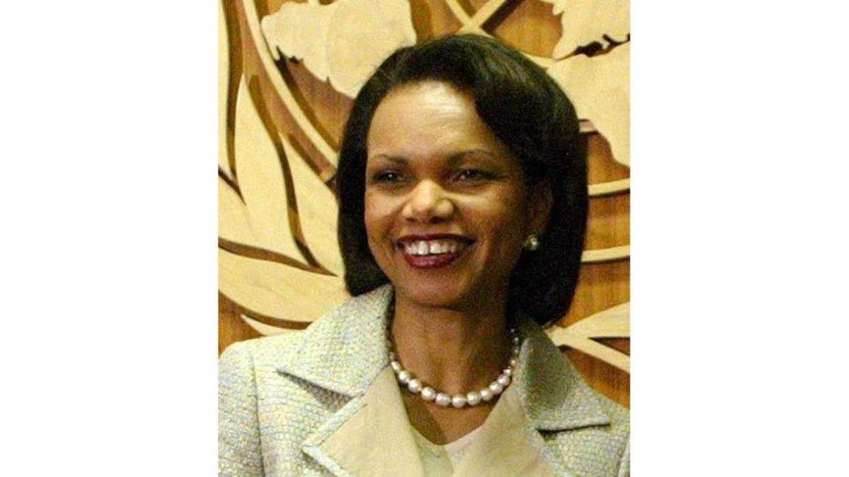 Condoleeza Rice.