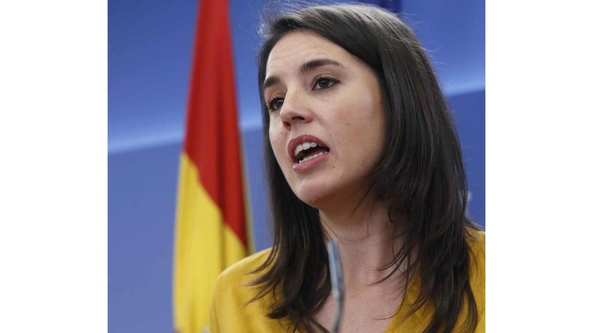 La portavoz de Podemos en el Congreso, Irene Montero. F. ALVARADO