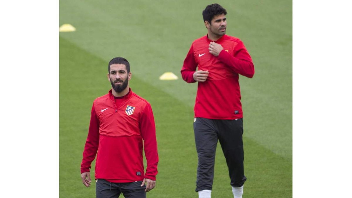 Arda y Costa son las dudas de Simeone para mañana.