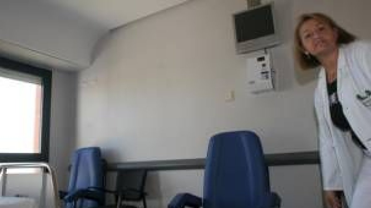 El hospital cambia de color sus habitaciones y también su mobiliario