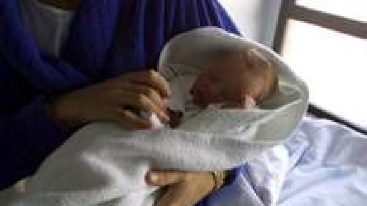 Un bebé nacido en el hospital de Ponferrada
