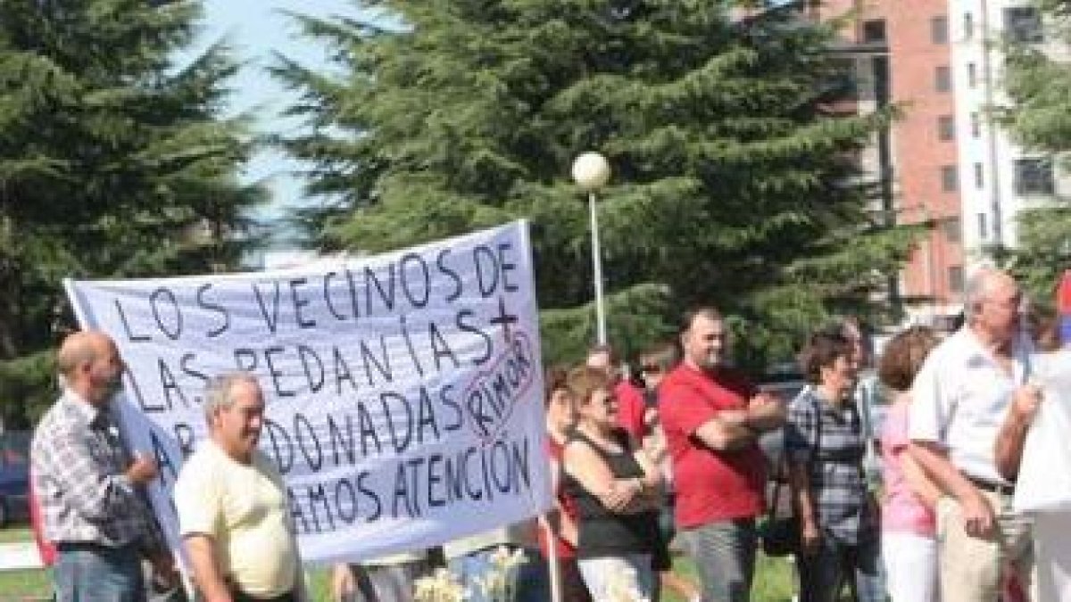 Manifestación de la federación vecial el pasado sábado en Ponferrada.