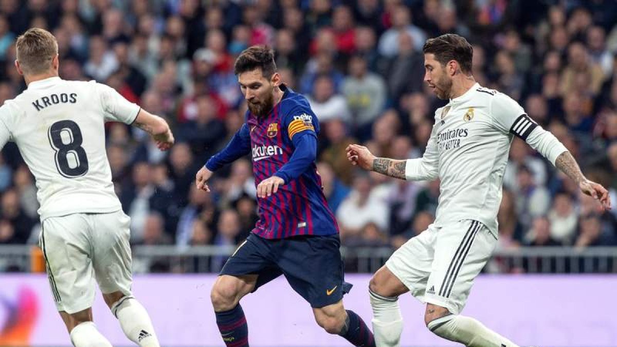 Leo Messi podría jugar hoy su último Clásico en el estadio azulgrana. RODRIGO JIMÉNEZ