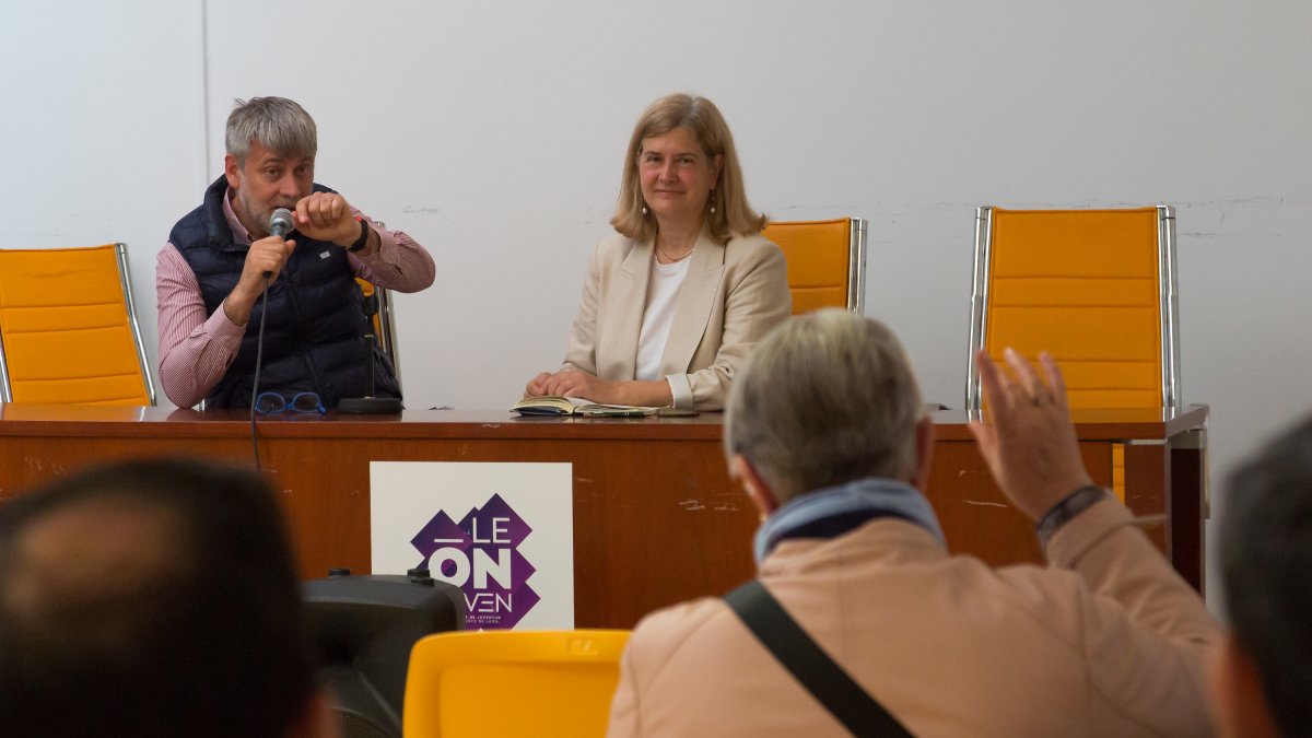 Torre, en el acto celebrado esta mañana. PP DE LEÓN