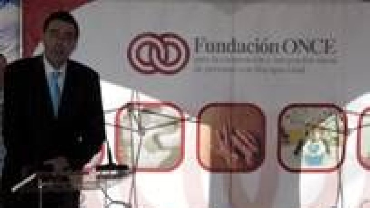 El viceconsejero de Empleo, Javier Ariznavarreta, durante la presentación del proyecto de Fundosa