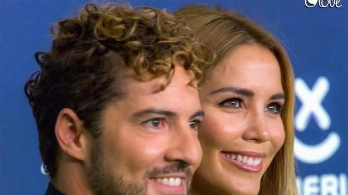 David Bisbal y su pareja, Rossanna Zannetti.