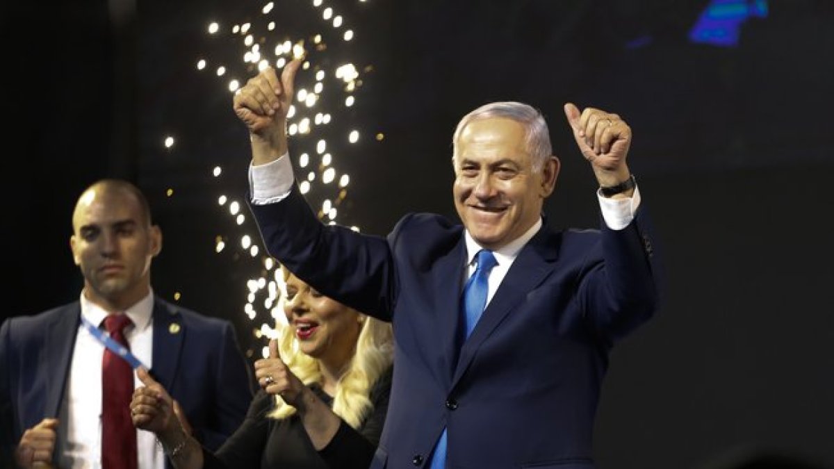 Netanyahu proclama una tremenda victoria en las elecciones.