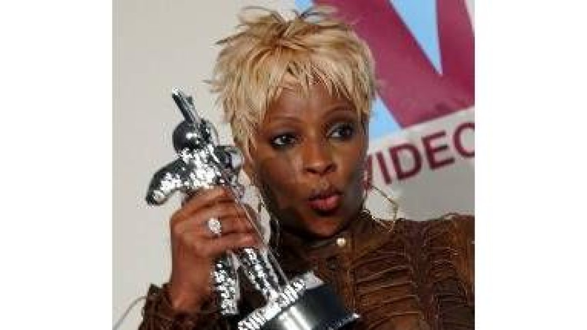 La estrella de 37 años Mary J. Blige en una imagen de archivo
