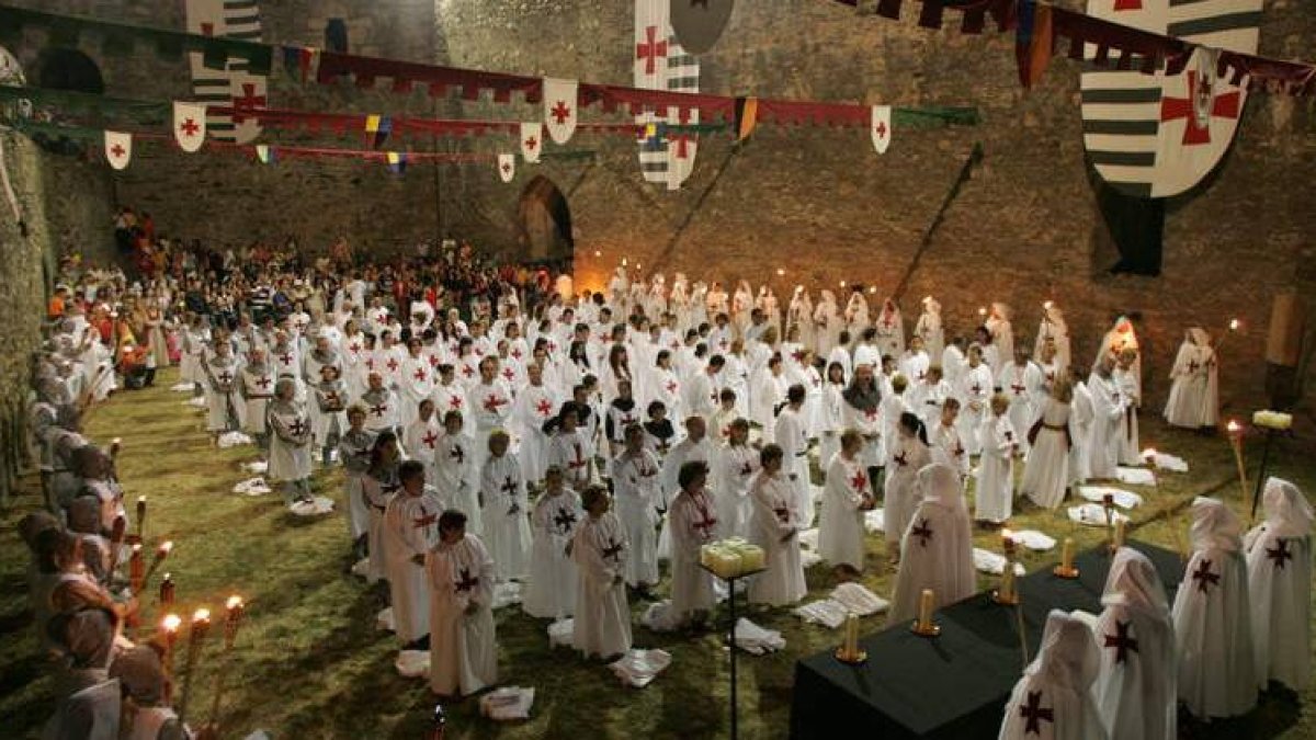 Uno de los actos de la Noche Templaria, aspecto que potenciará el Ayuntamiento en Fitur.