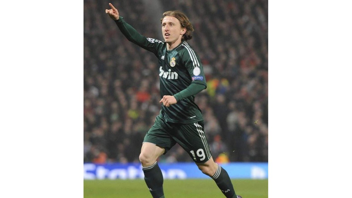 Modric fue ayer el revulsivo del Madrid para encarrilar la victoria ante el Manchester.