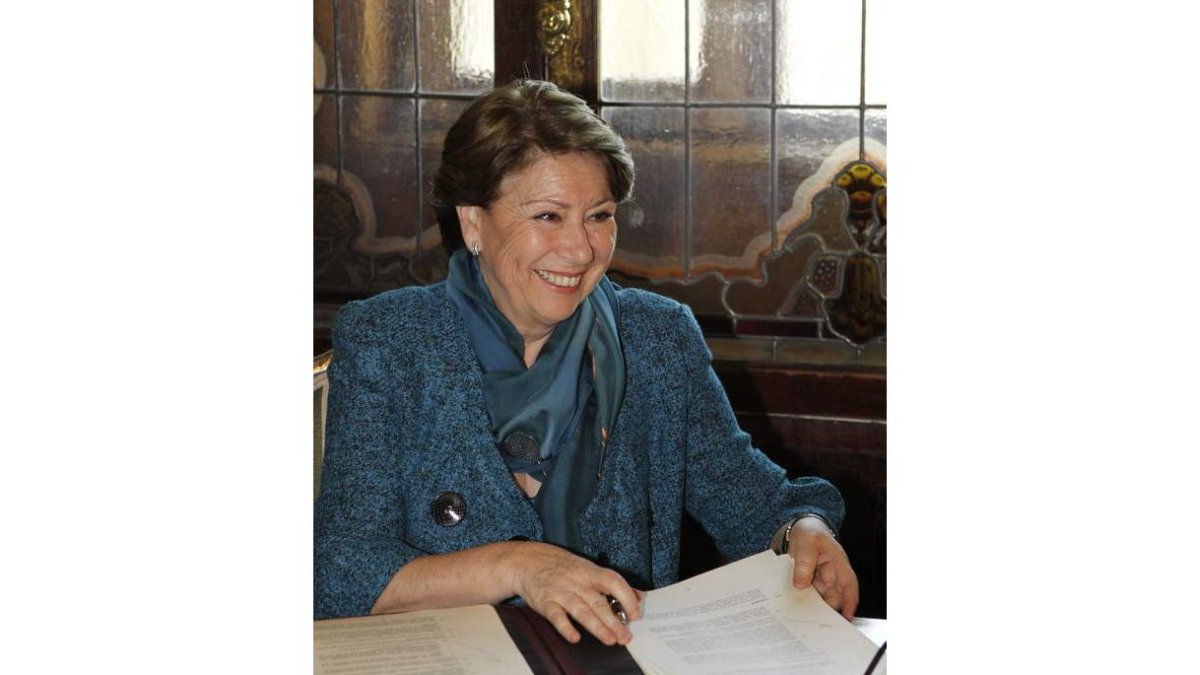 La vicepresidenta del BEI, Magdalena Álvarez.
