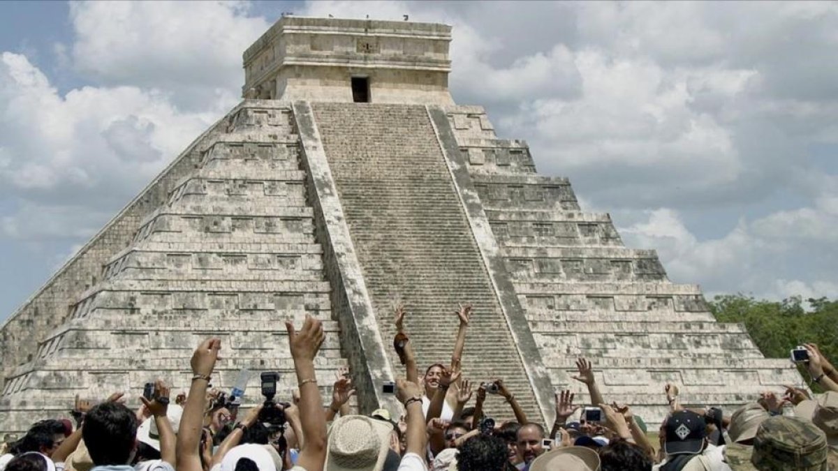 La pirámide de Kukulkán, en Chichen Itzá.